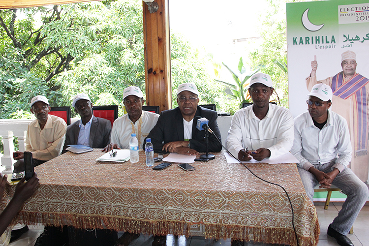 image Elections anticipée 2019 / Hamidou Karihila : « 30% de mon salaire pour soutenir le sport »